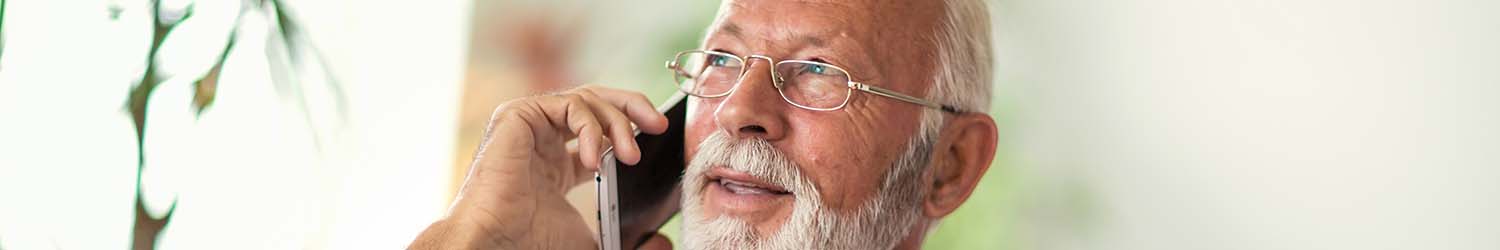 Man on phone wanting to get a standby generator installed in his New Jersey home